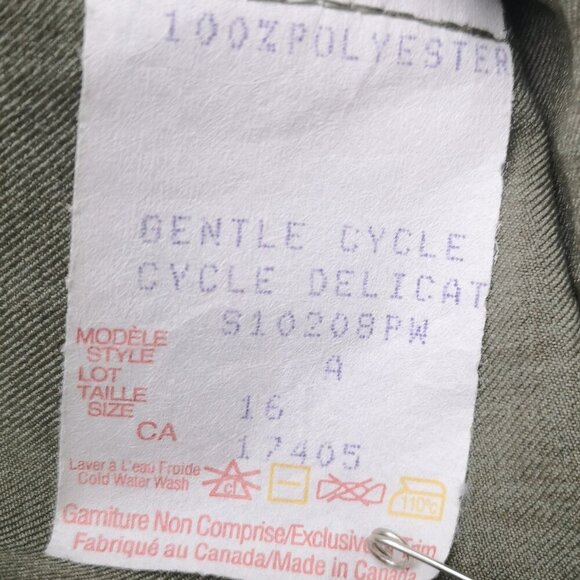 Conrad C Petite Woman Ladies Size 16 Made in Canada Sage Green Blazer - Picture 5 of 9